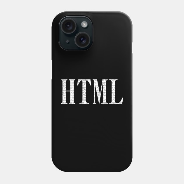 HTML Phone Case by AnjPrint