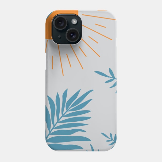 Diseño Estilo Boho  en tonos azules Phone Case by FunPrintCraftTienda