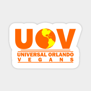 Universal Orlando Vegans Orange Magnet