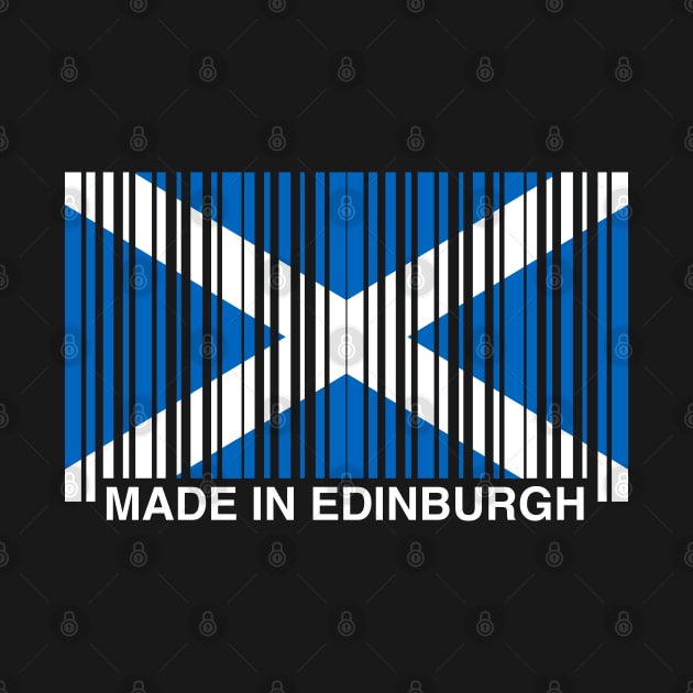 Made in Edinburgh Funny Scottish Flag by GiftTrend