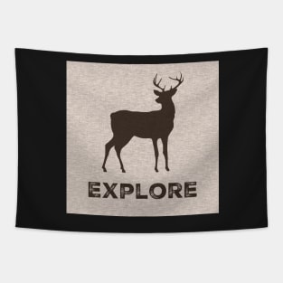 Explore - Buck - Brown/Taupe Tapestry