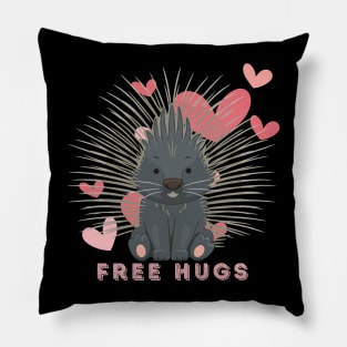 Free Hugs From A Porcupine - Funny Pillow