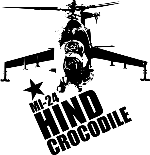 MI-24 Hind Crocodile Kids T-Shirt by Firemission45