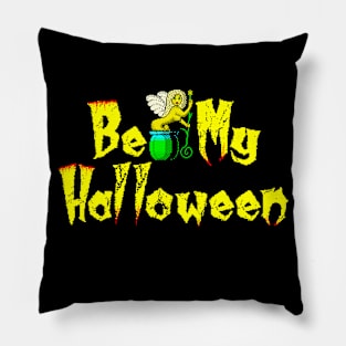 Be My Halloween 8 bit art Pillow