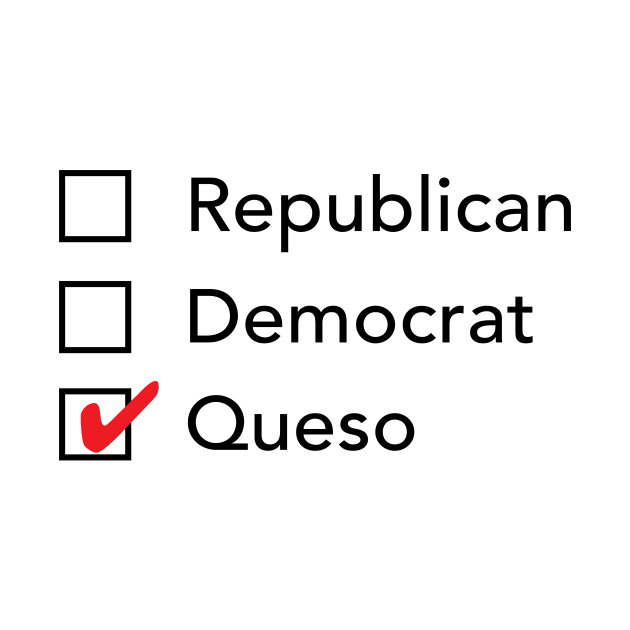 Republican Democrat Queso by zubiacreative