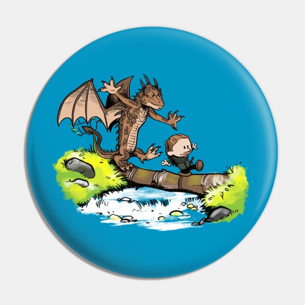 Draco and Bowen Pin by sugarpoultry