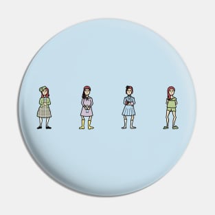 Little Redhead Girls Pin