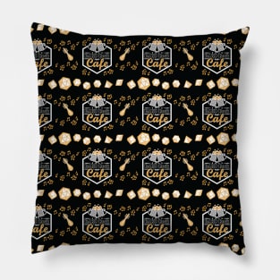 Repeating Jazzy Logo Pillow