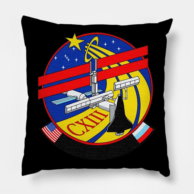 Black Panther Art - NASA Space Badge 71 Pillow by The Black Panther