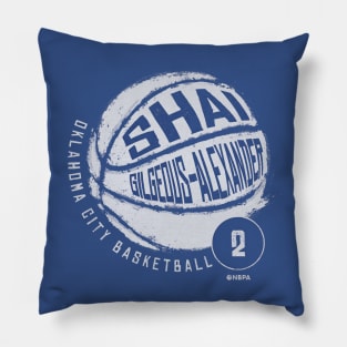 Shai Gilgeous-Alexander Oklahoma City Basketball Pillow