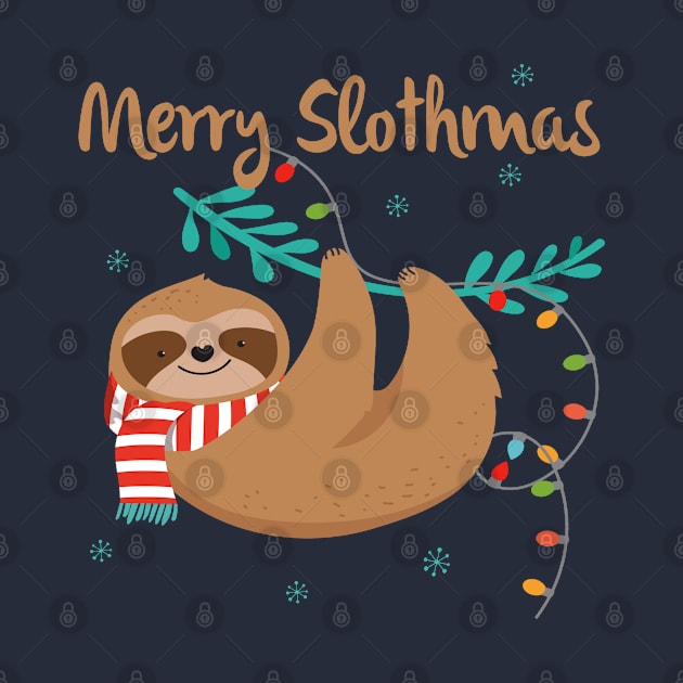 Merry Slothmas by ManxHaven