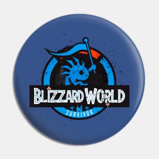 Surviving Blizzardworld Pin