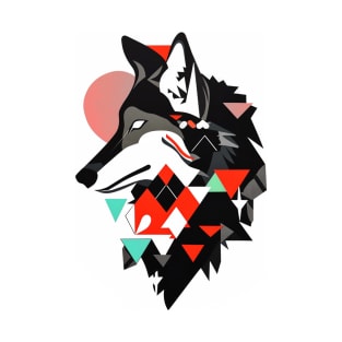 Wild Geometry Wolf T-Shirt