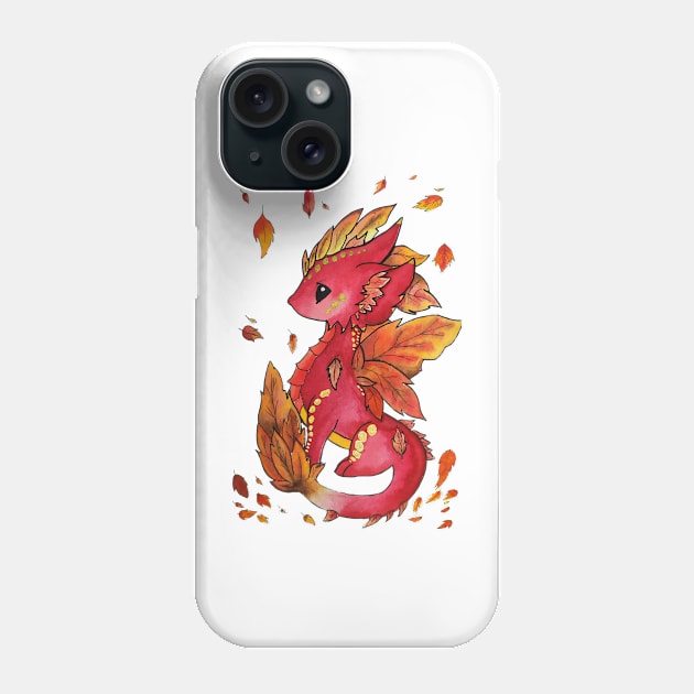 Autumn dragon Phone Case by Eikia