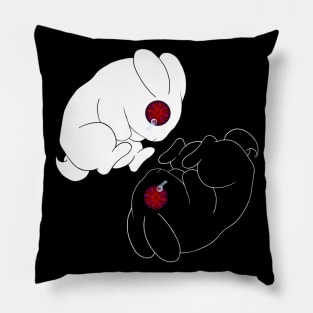 Twin Little Bunnies Pillow