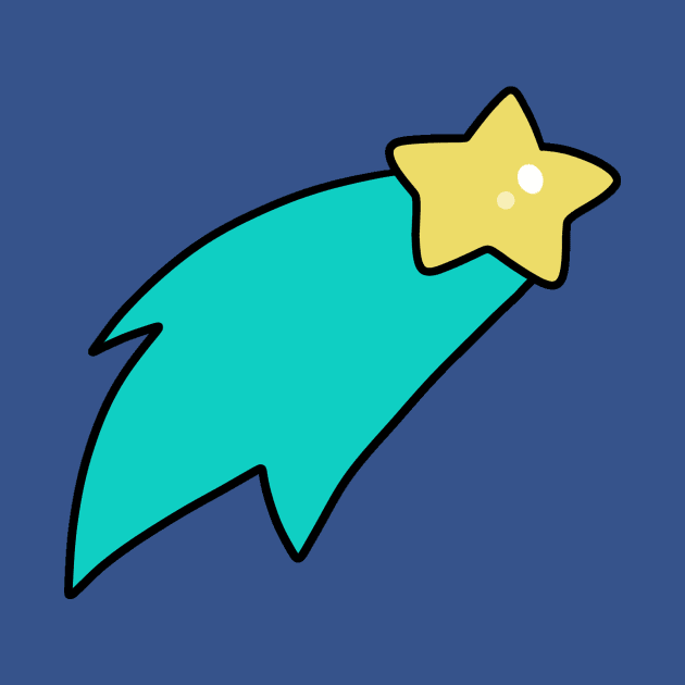 Blue Shooting Star by saradaboru