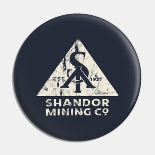 Shandor Mining Co. (Cream) Pin