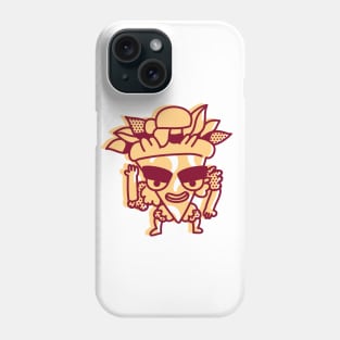 Dancing Spicy Pizza Cartoon Phone Case