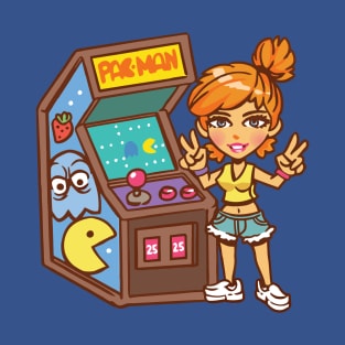 Retro Girl Arcade T-Shirt