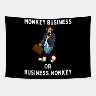 Monkey Business Or Business Monkey? Tapestry