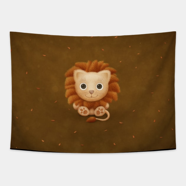 Lion Tapestry by vladstudio