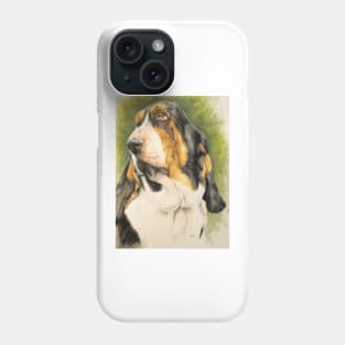 Basset Hound Portrait Phone Case