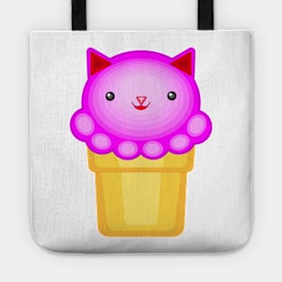 Strawberry Ice Cream Vector Tote