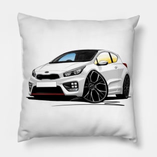 Kia Pro Ceed GT White Pillow