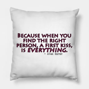 Alex Karev - first kiss Pillow