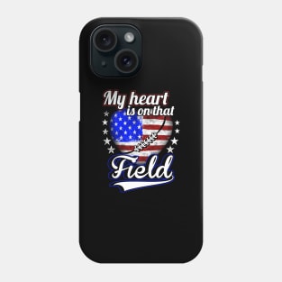 My heart is on that field Phone Case