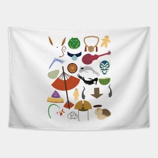 Avatar the Last Airbender Collage Tapestry