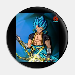 Gogeta Thunder Pillar Pin