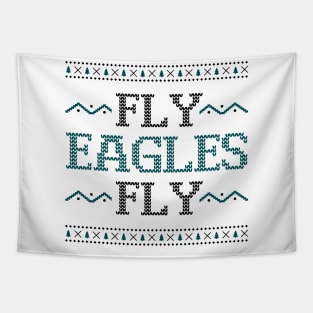 Fly, Eagles, Fly - Philadelphia Eagles Christmas Sweater Tapestry