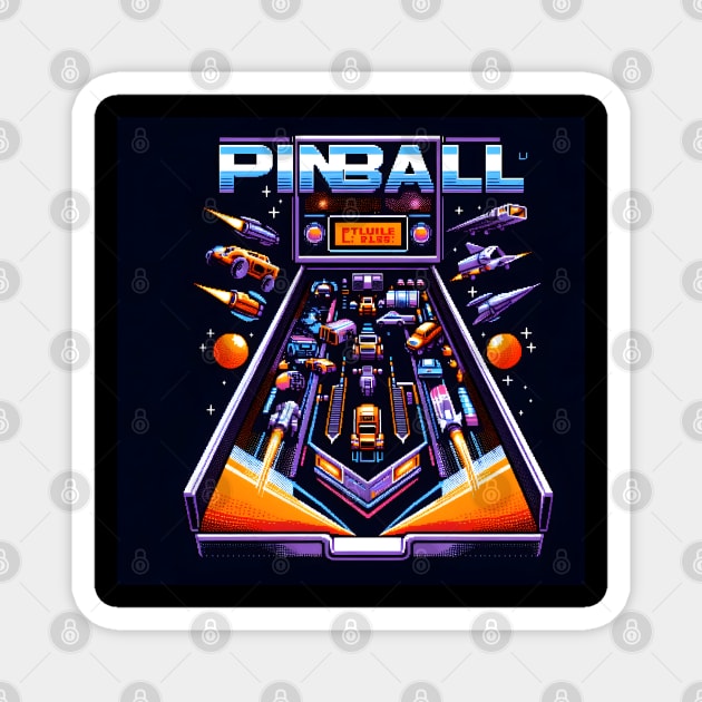 pinball wizard Magnet by vaporgraphic