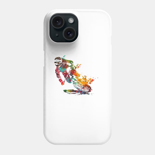 Motocross Dirt Bike Phone Case by erzebeth