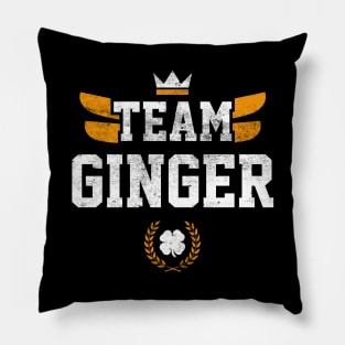Team Ginger Irish Funny St Patricks Day Pillow