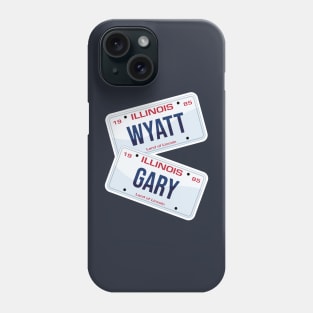 Gary and Wyatt License Plates - Weird Science Phone Case