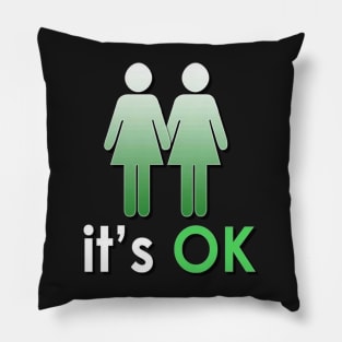 Ok To Be Gay Pillow