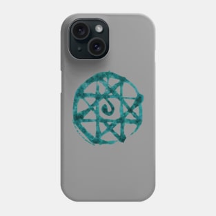 Alphonse seal teal Phone Case