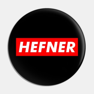 Hefner Box Logo Pin