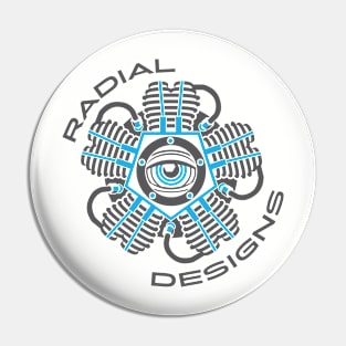 Radial Designs 2023 Logo Pin