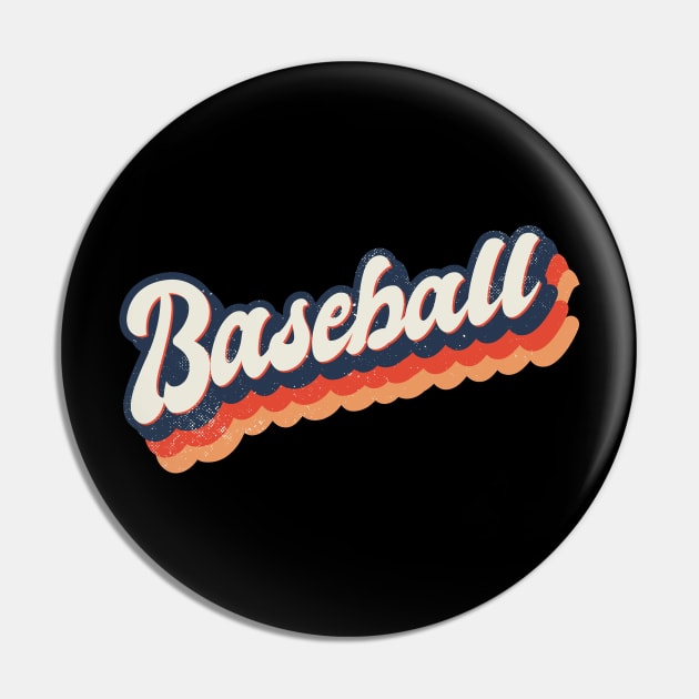 vintage baseball awesome retro Pin by Midoart
