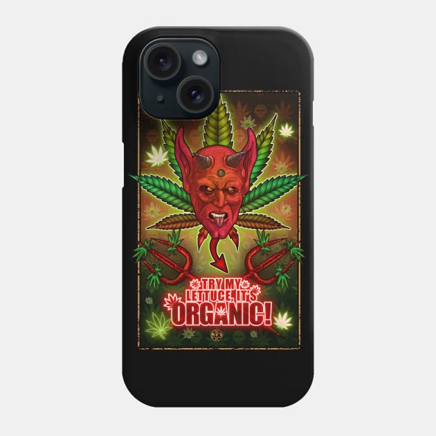 hejk81, Devil's Lettuce, Try my lettuce its organic Phone Case by HEJK81