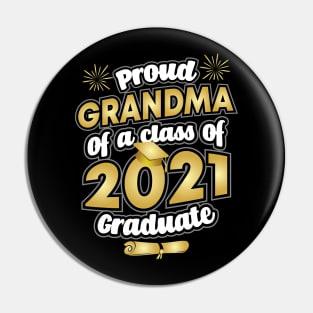 Proud Grandma of a 2021 Graduate Graduation Pin