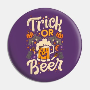 Trick or beer Pin