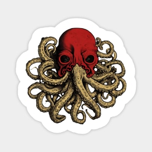 Steampunk Cephalopod: Vintage Octopus Illustration Magnet