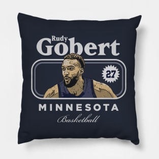 Rudy Gobert Minnesota Cover Pillow