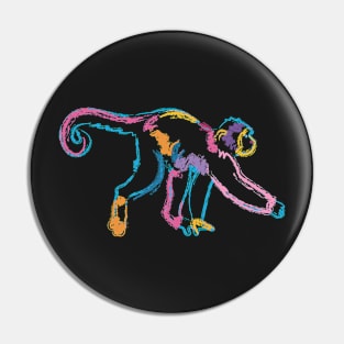 Rainbow Monkey Pin