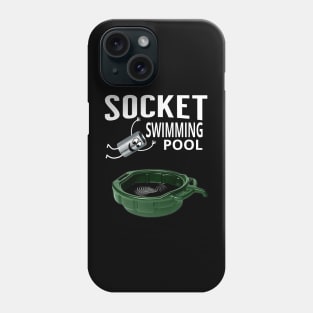 Socket Swimming Pool Tuner Mechanic Car Lover Enthusiast Funny Gift Idea Phone Case