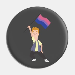 Jimmy Jr. x Bisexual Flag Pin